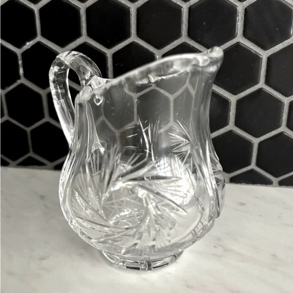 Pinwheel Crystal Mini Pitcher - Picture 6 of 8